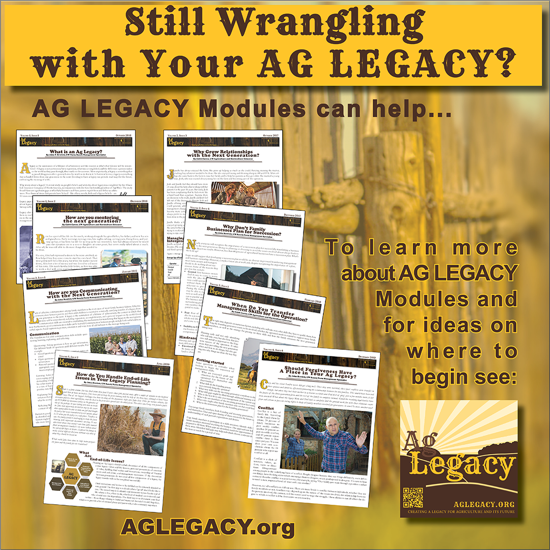 Graphic of AG LEGACY Media Post