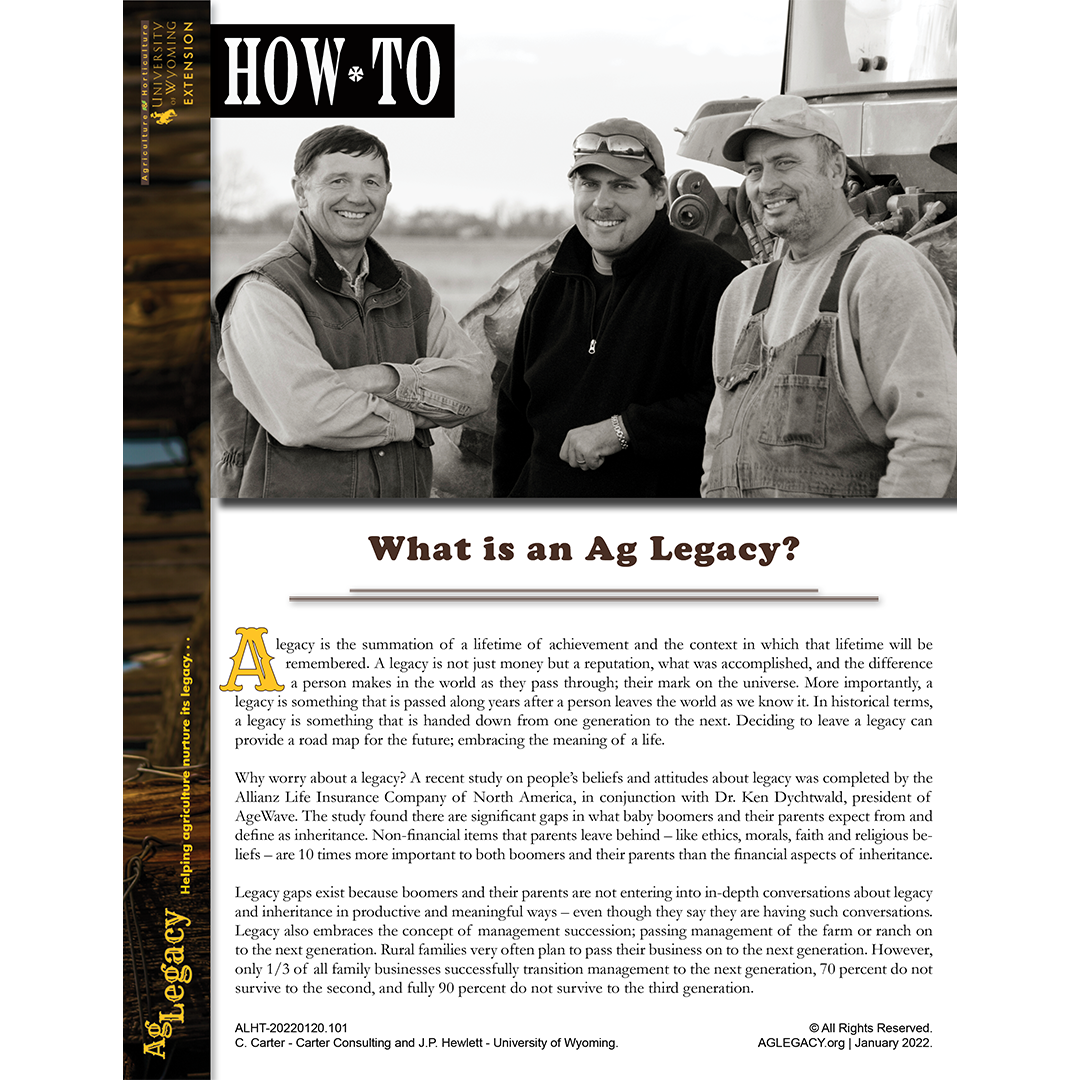 Graphic of AG LEGACY Media Post