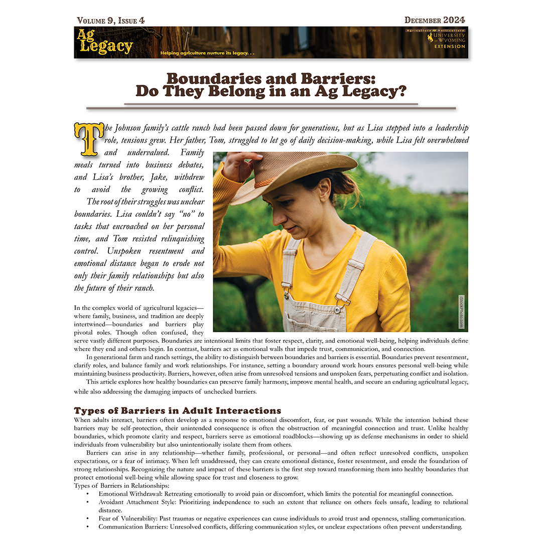 Ag Legacy Newsletter